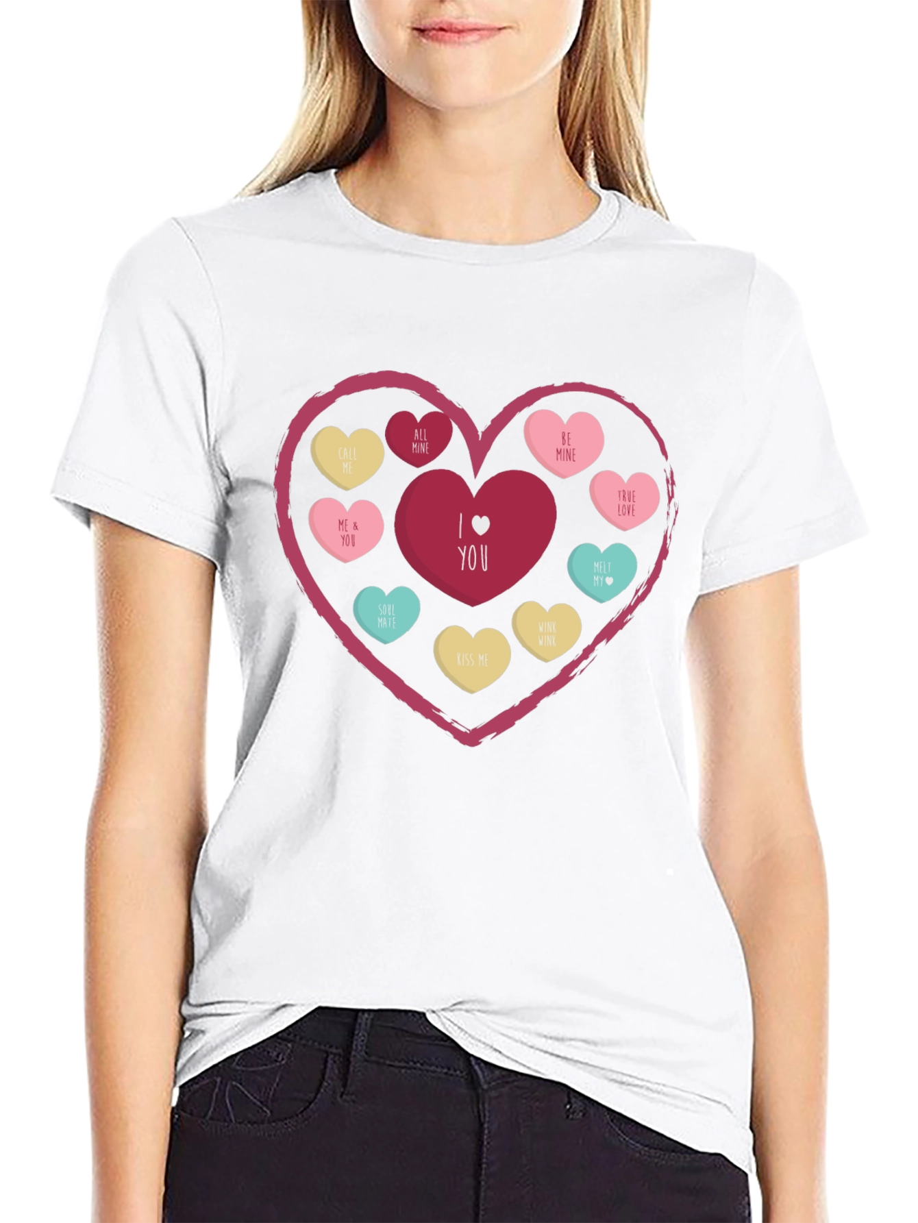 Valentines Day Heart Candy T-Shirt