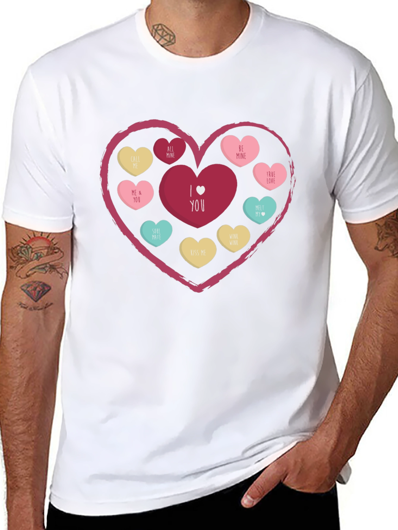 Valentines Day Heart Candy T-Shirt