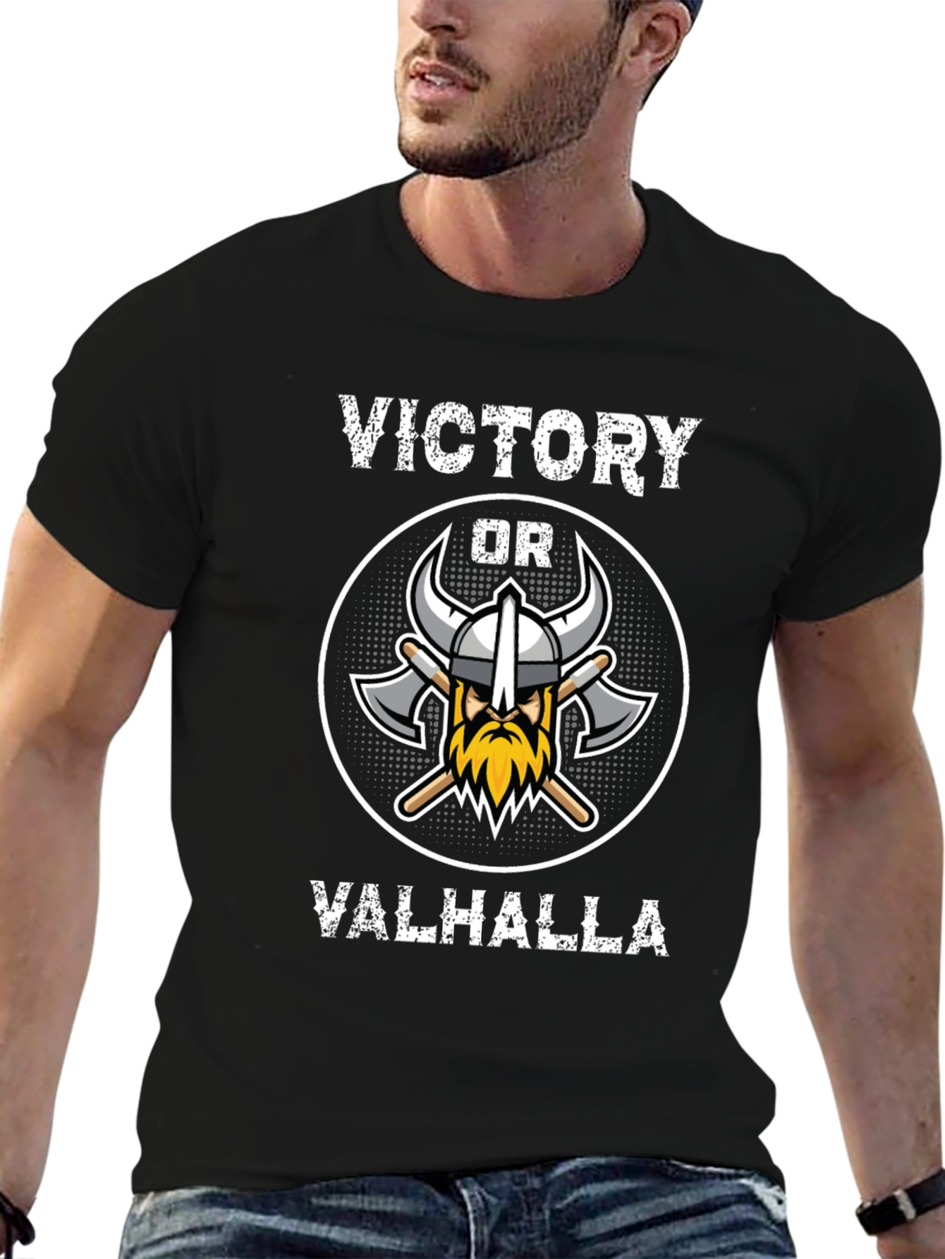 Victory or Valhalla Viking T-Shirt