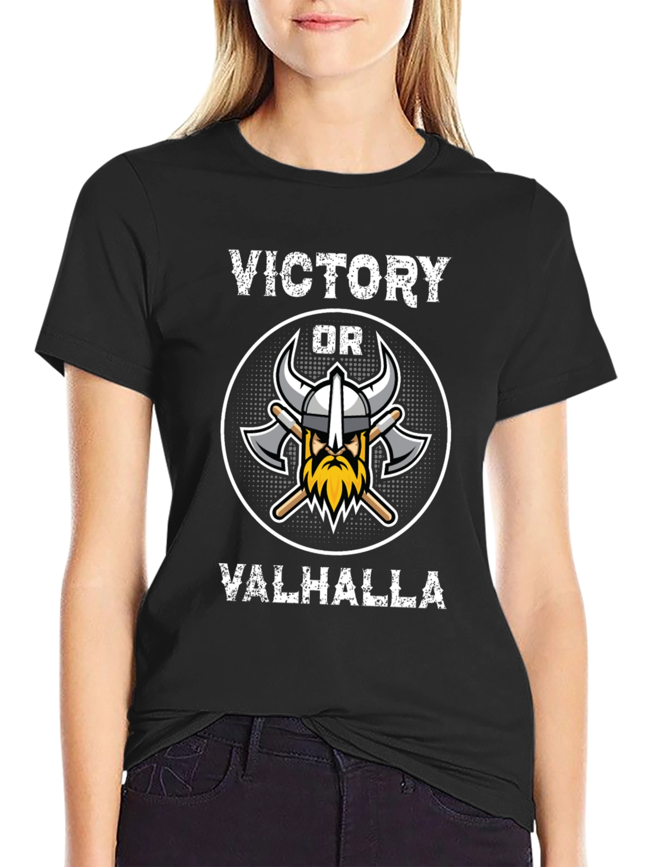 Victory or Valhalla Viking T-Shirt