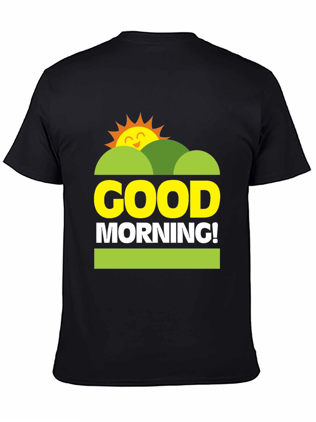 Good Morning Graphic Tee - Unisex Black T-Shirt
