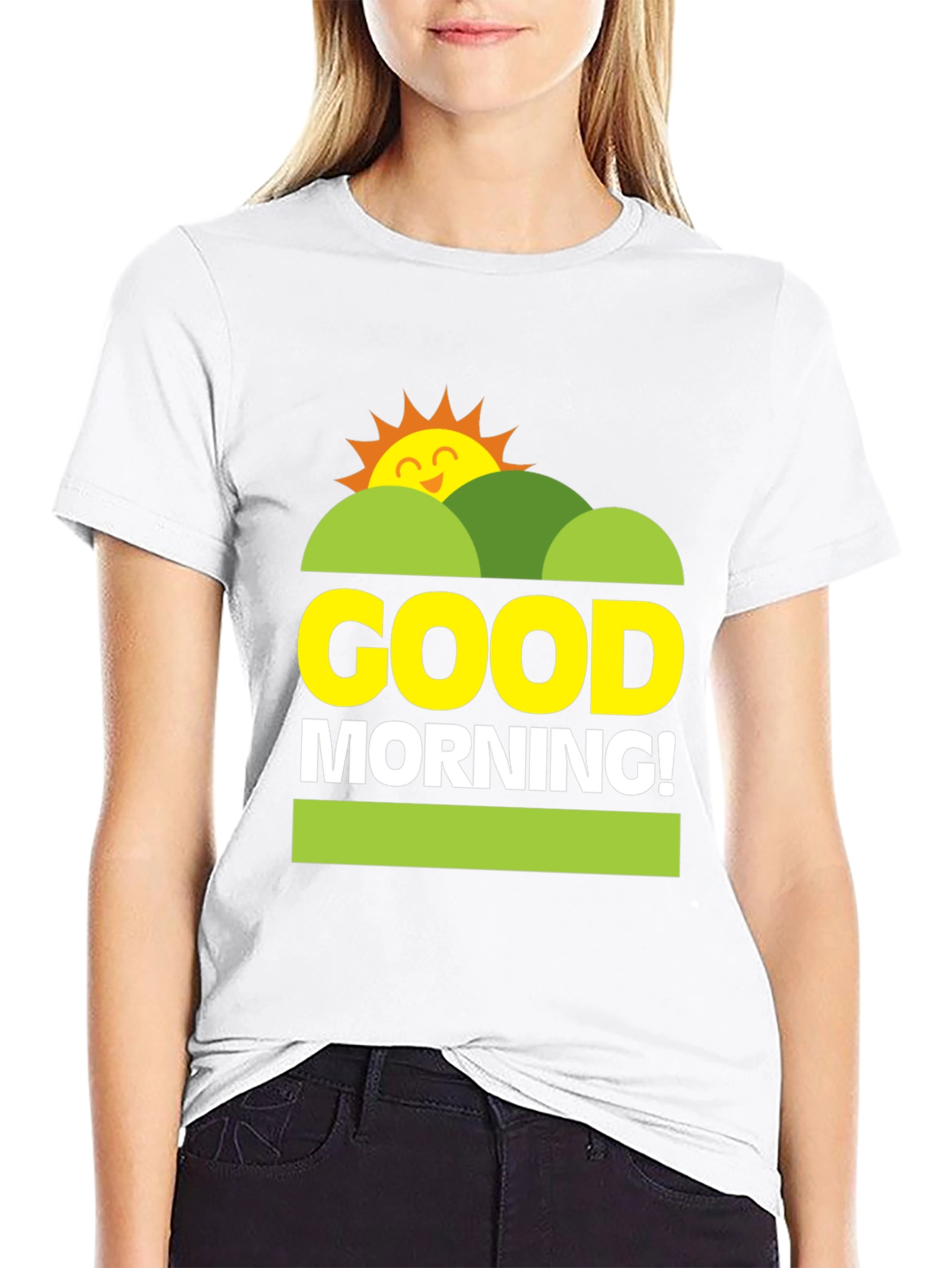 Good Morning Graphic Tee - Unisex Black T-Shirt