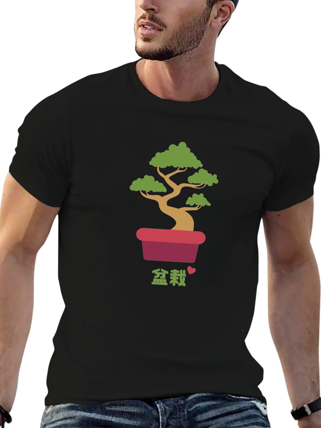 Bonsai Tree Graphic Tee - Casual Comfort