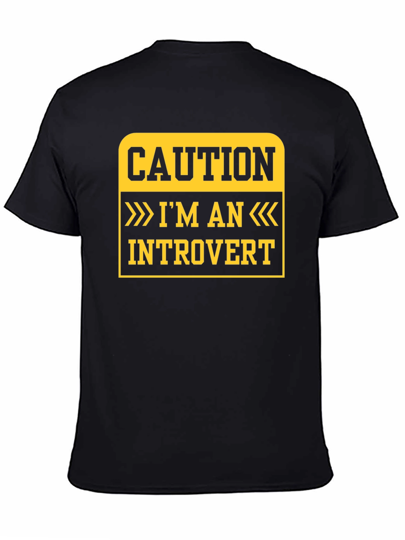 Caution Introvert T-Shirt - Funny Statement Tee