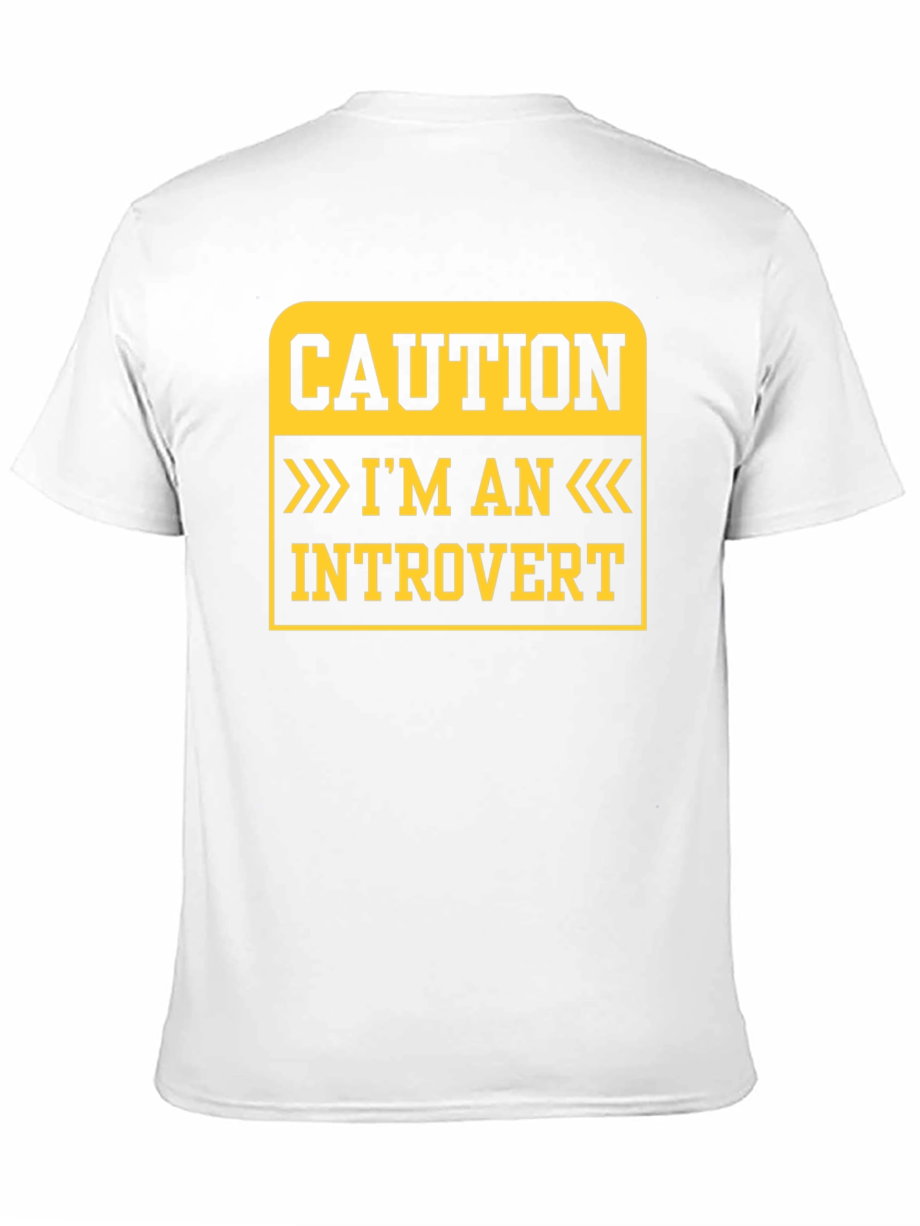 Caution Introvert T-Shirt - Funny Statement Tee