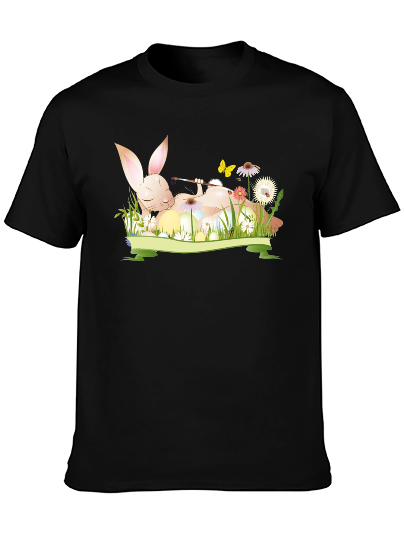 Bunny Painting Eggs T-Shirt