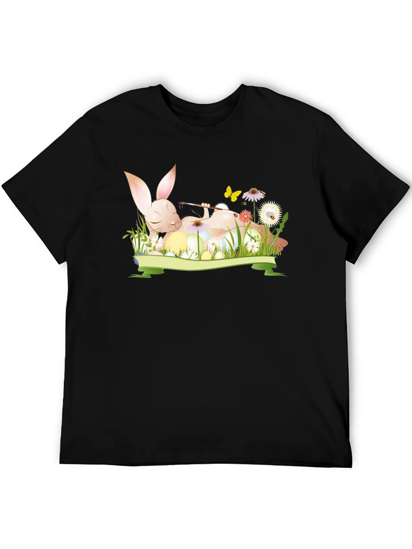 Bunny Painting Eggs T-Shirt
