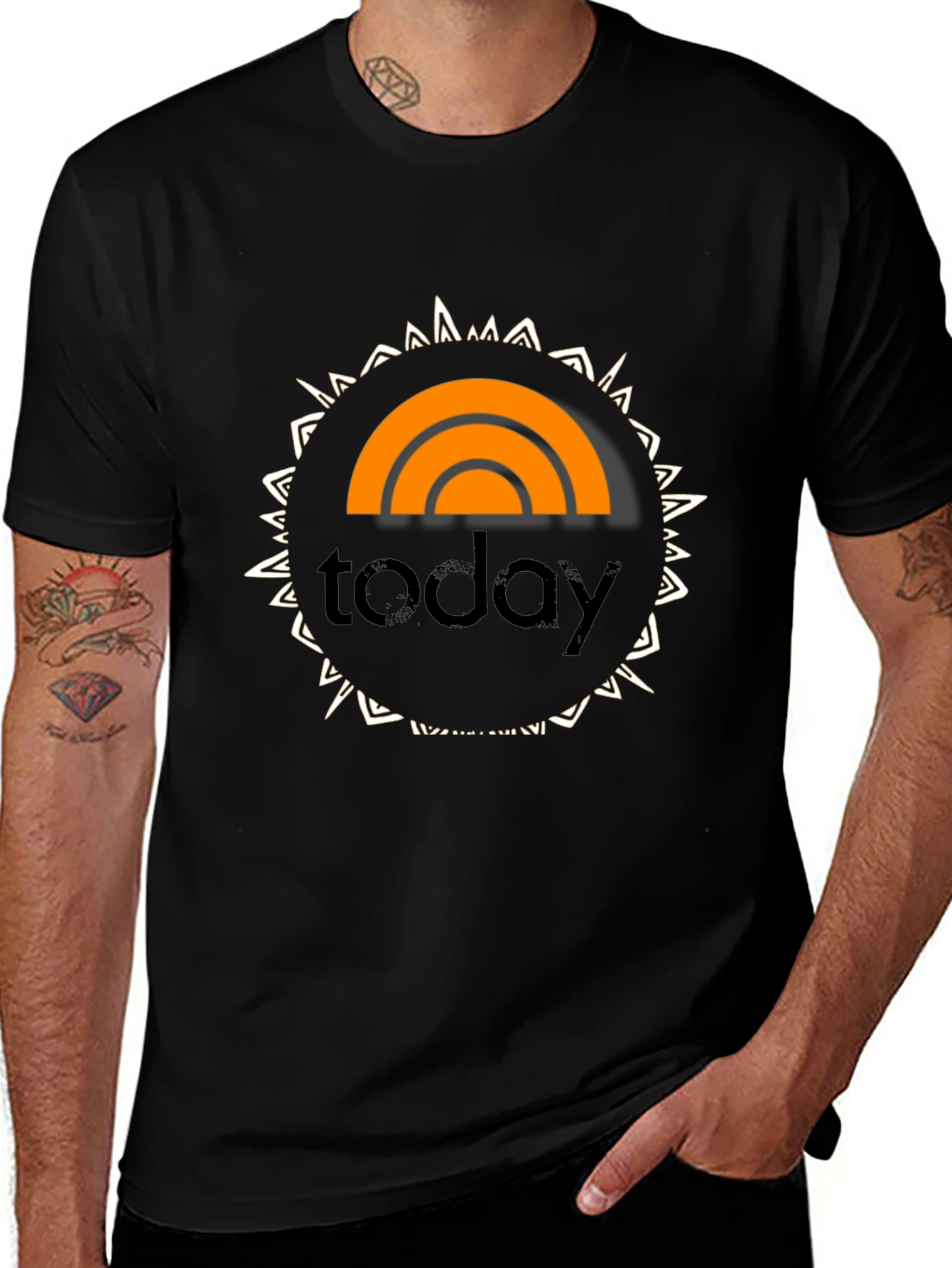 Today Show Logo Black T-Shirt