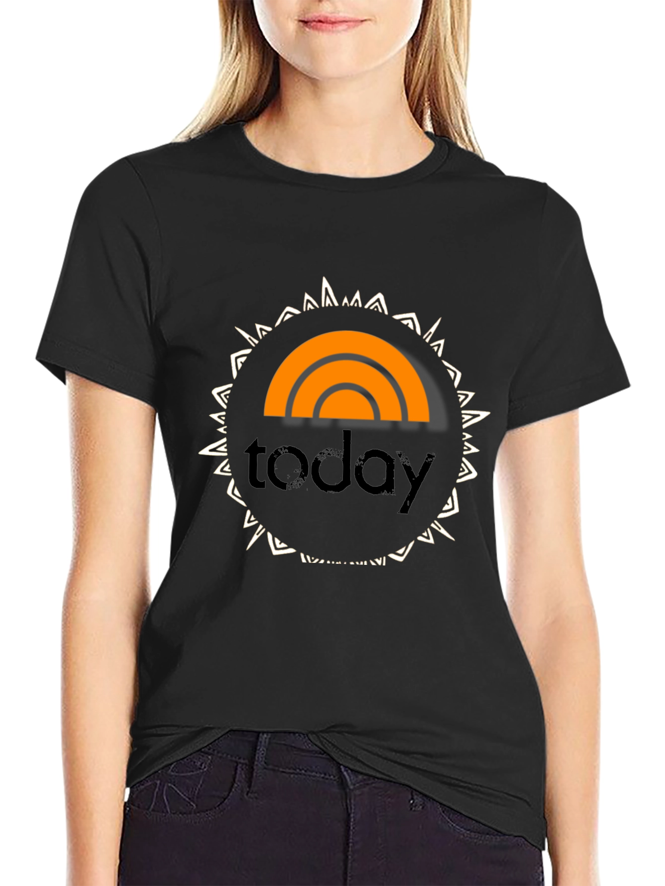 Today Show Logo Black T-Shirt
