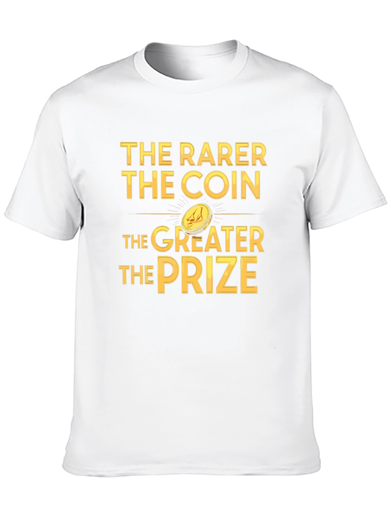 The Rarer The Coin Black Graphic T-Shirt