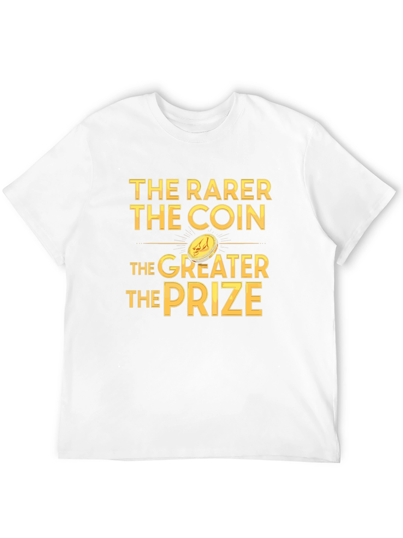 The Rarer The Coin Black Graphic T-Shirt