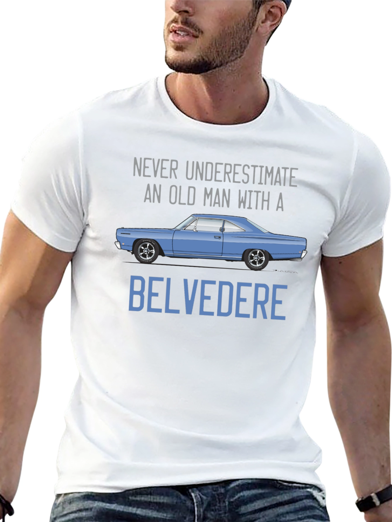 Belvedere Car T-Shirt - Old Man Power