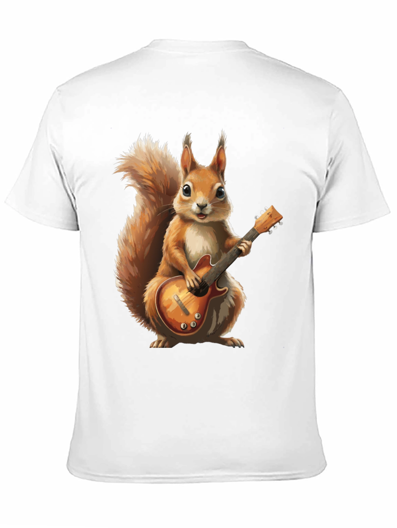Squirrel Guitarist Graphic T-Shirt