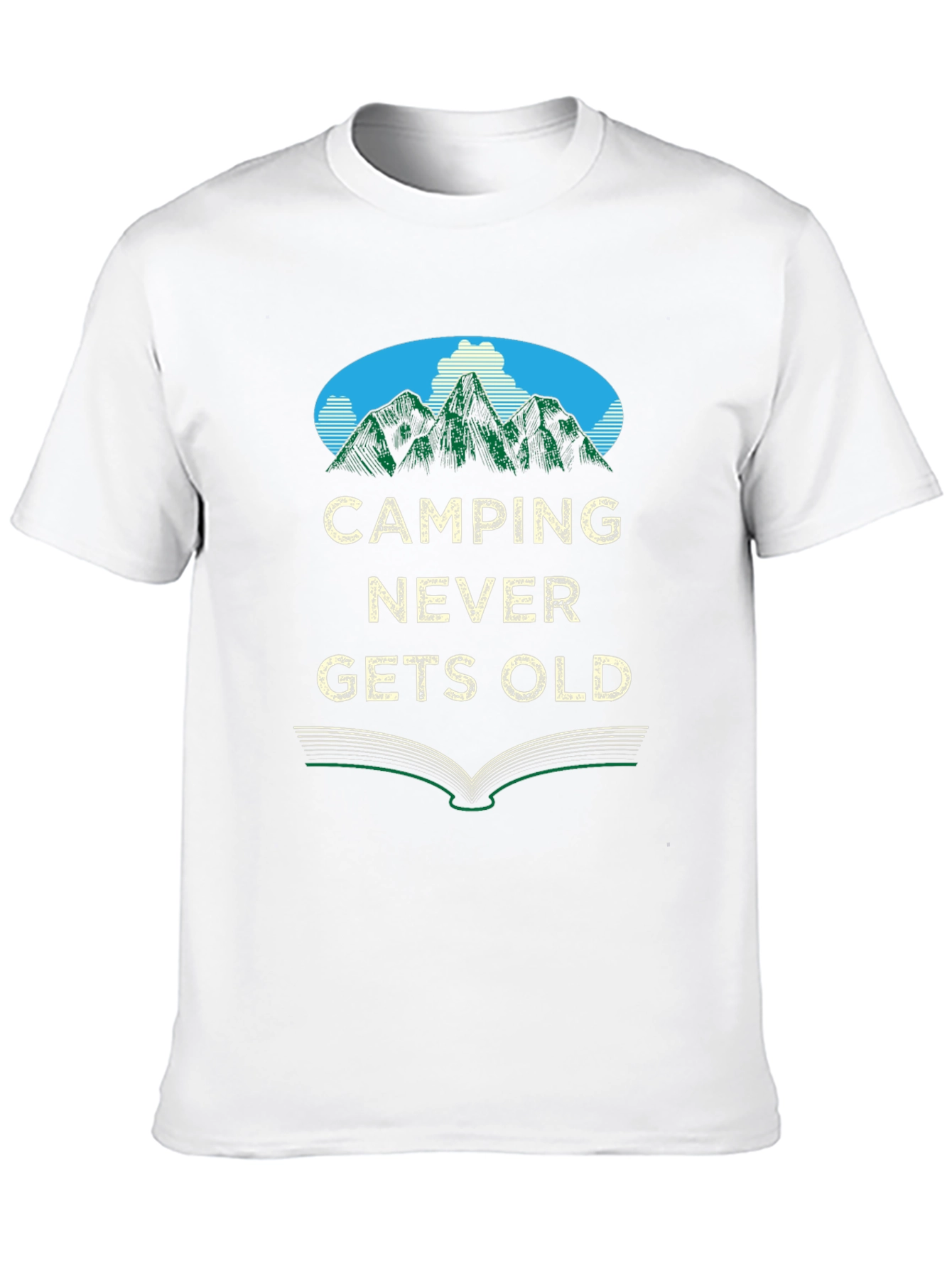 Camping Never Gets Old Graphic Tee
