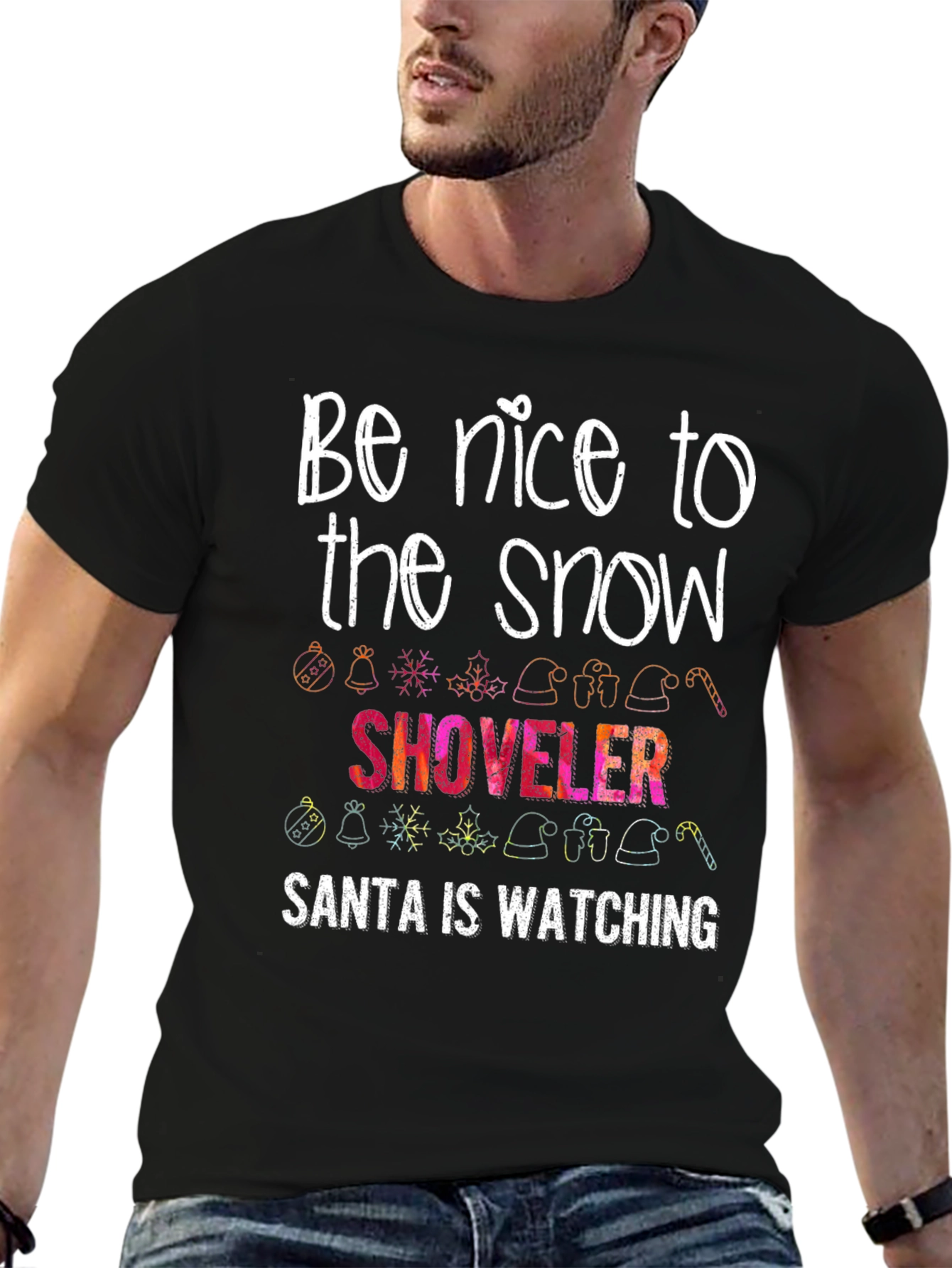 Funny Christmas Snow Shoveler T-Shirt