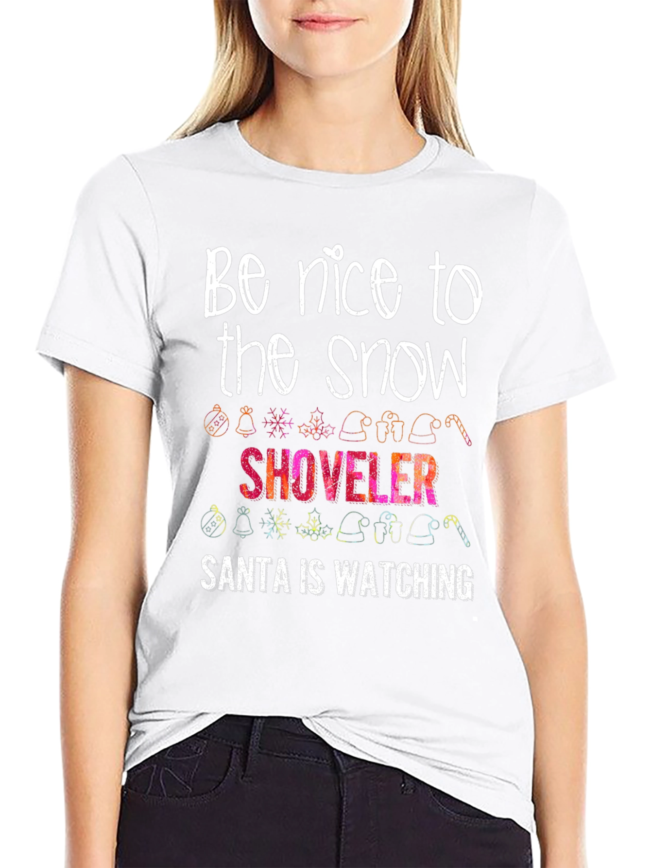 Funny Christmas Snow Shoveler T-Shirt