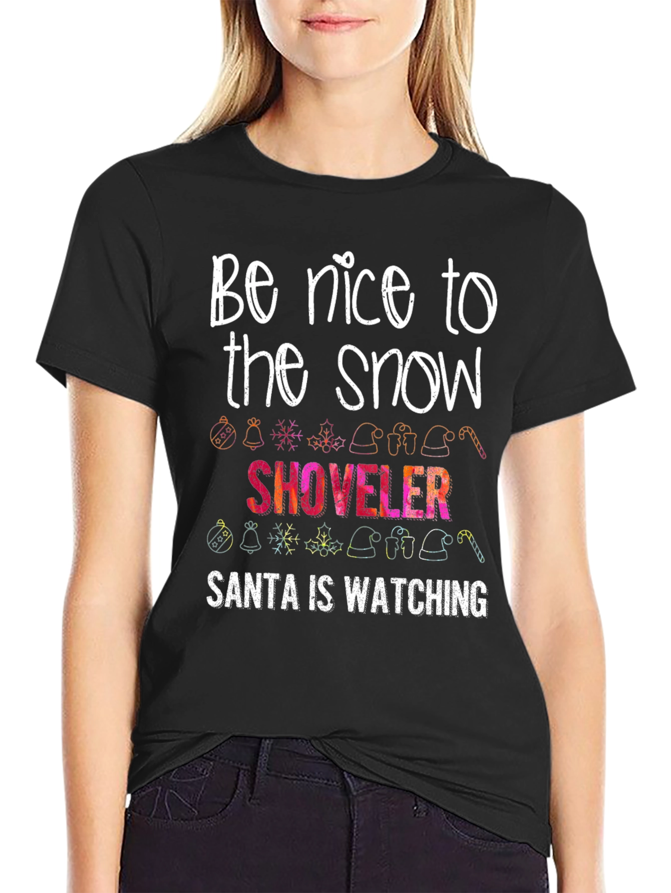Funny Christmas Snow Shoveler T-Shirt