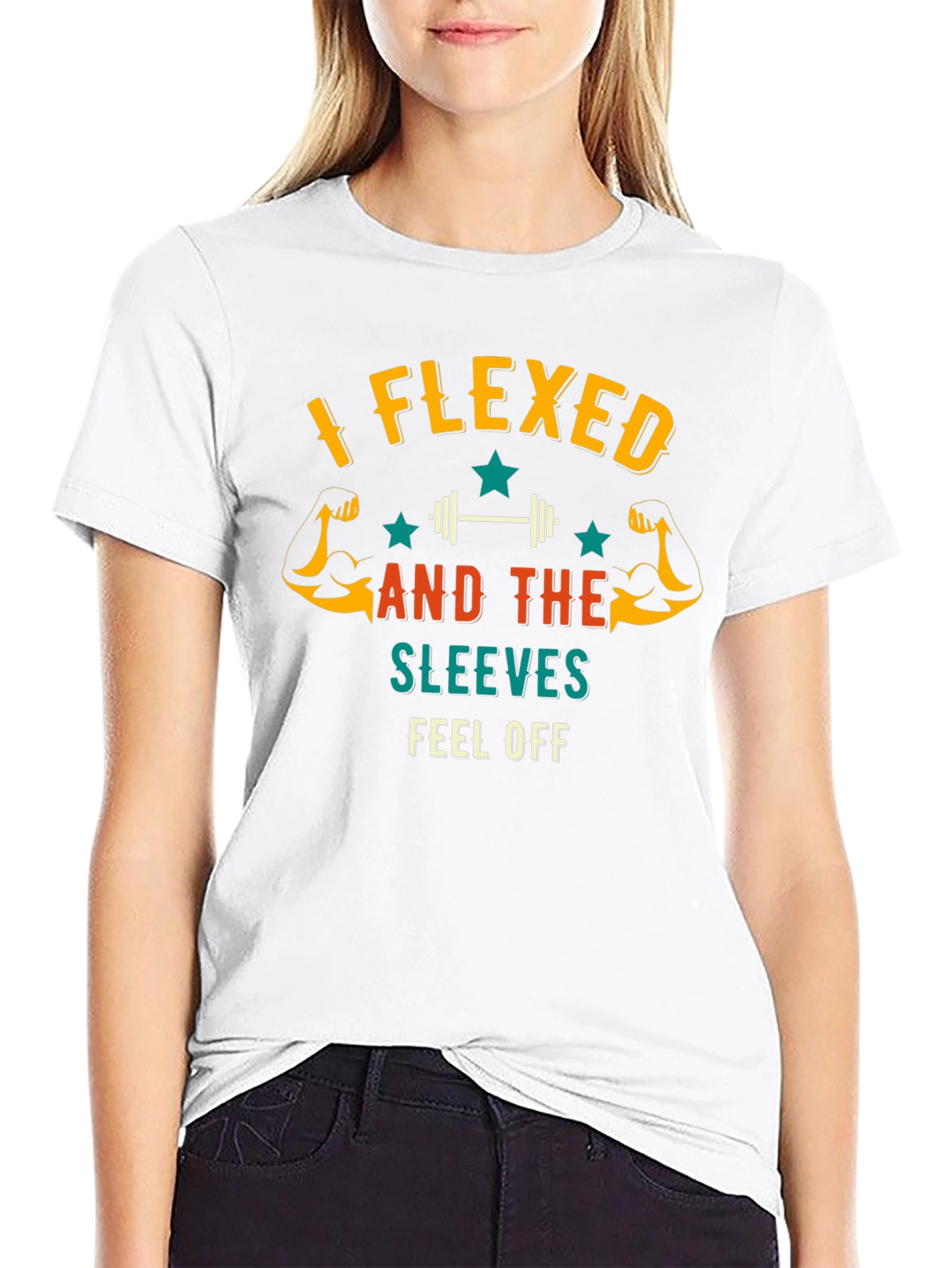 I Flexed And The Sleeves Fell Off Mens T-Shirt