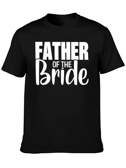 Father of the Bride Black T-Shirt