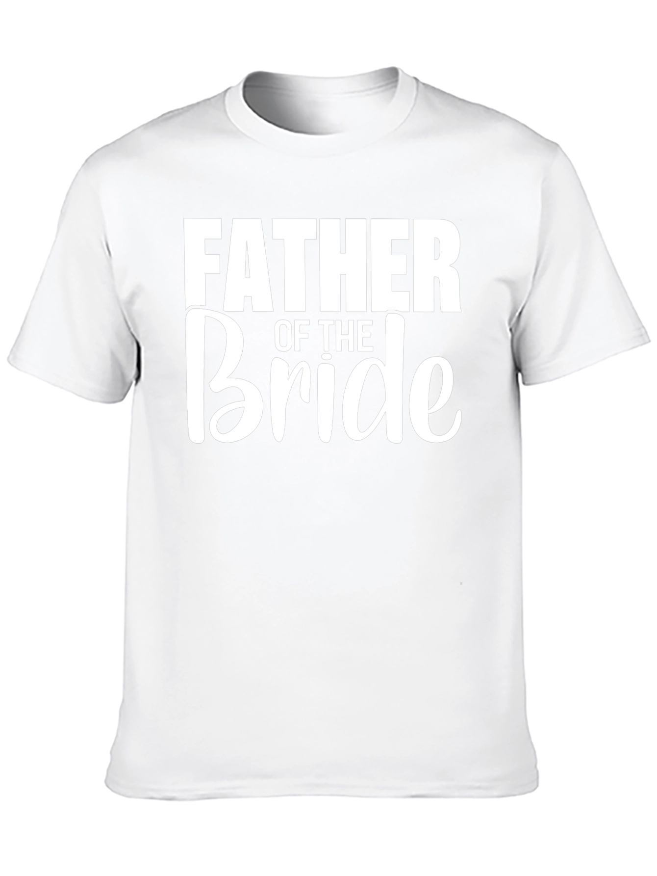 Father of the Bride Black T-Shirt