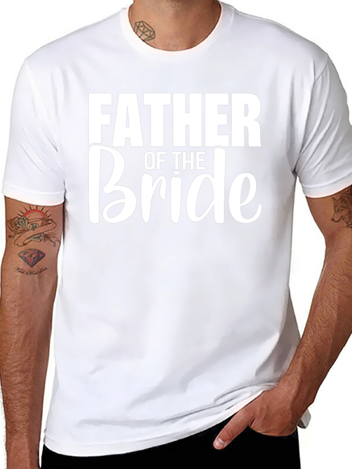 Father of the Bride Black T-Shirt
