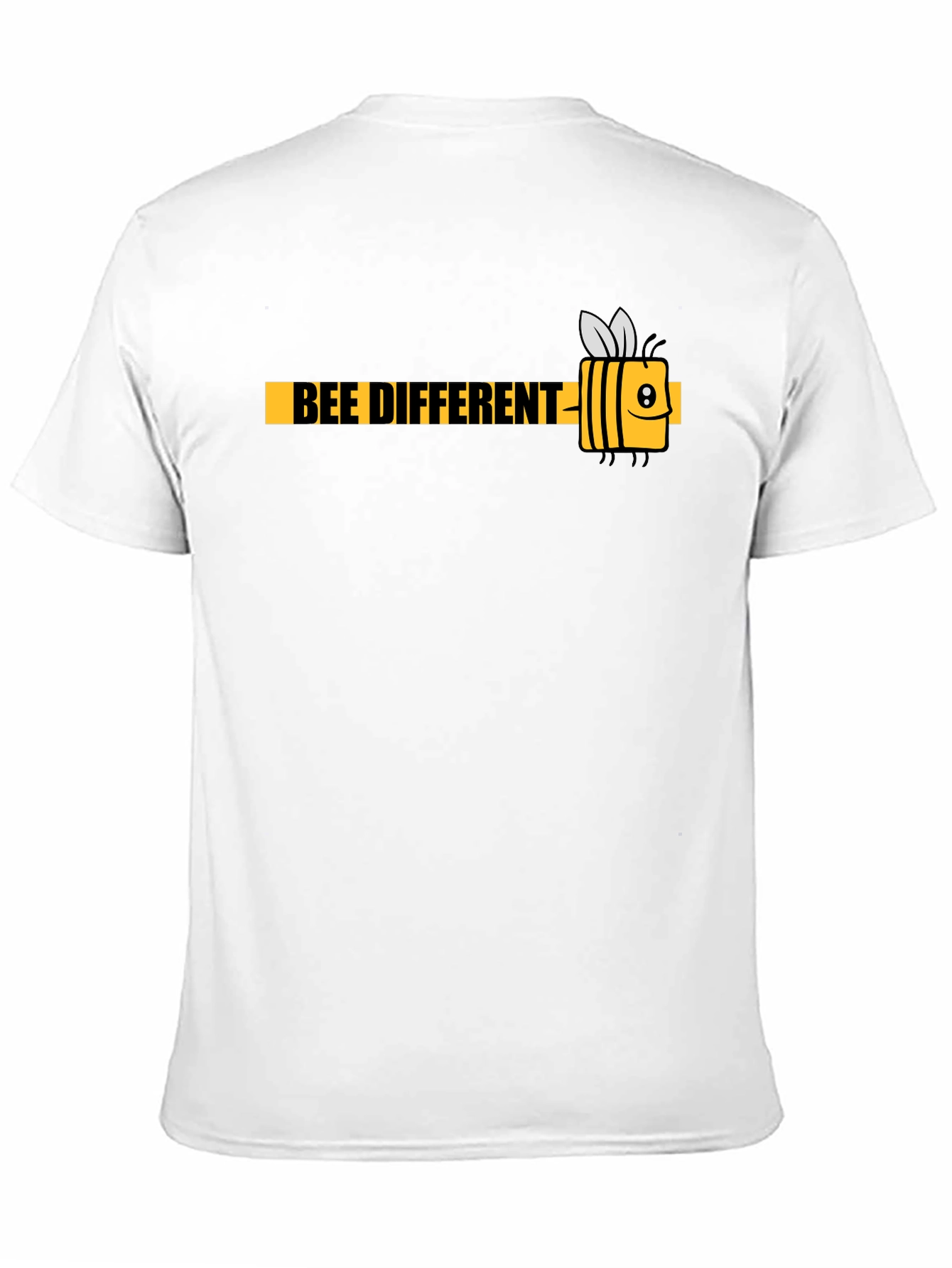 Bee Different Black Graphic T-Shirt - Mens