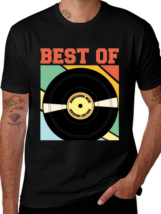 Retro Vinyl Record T-Shirt - Best Of Original Edition