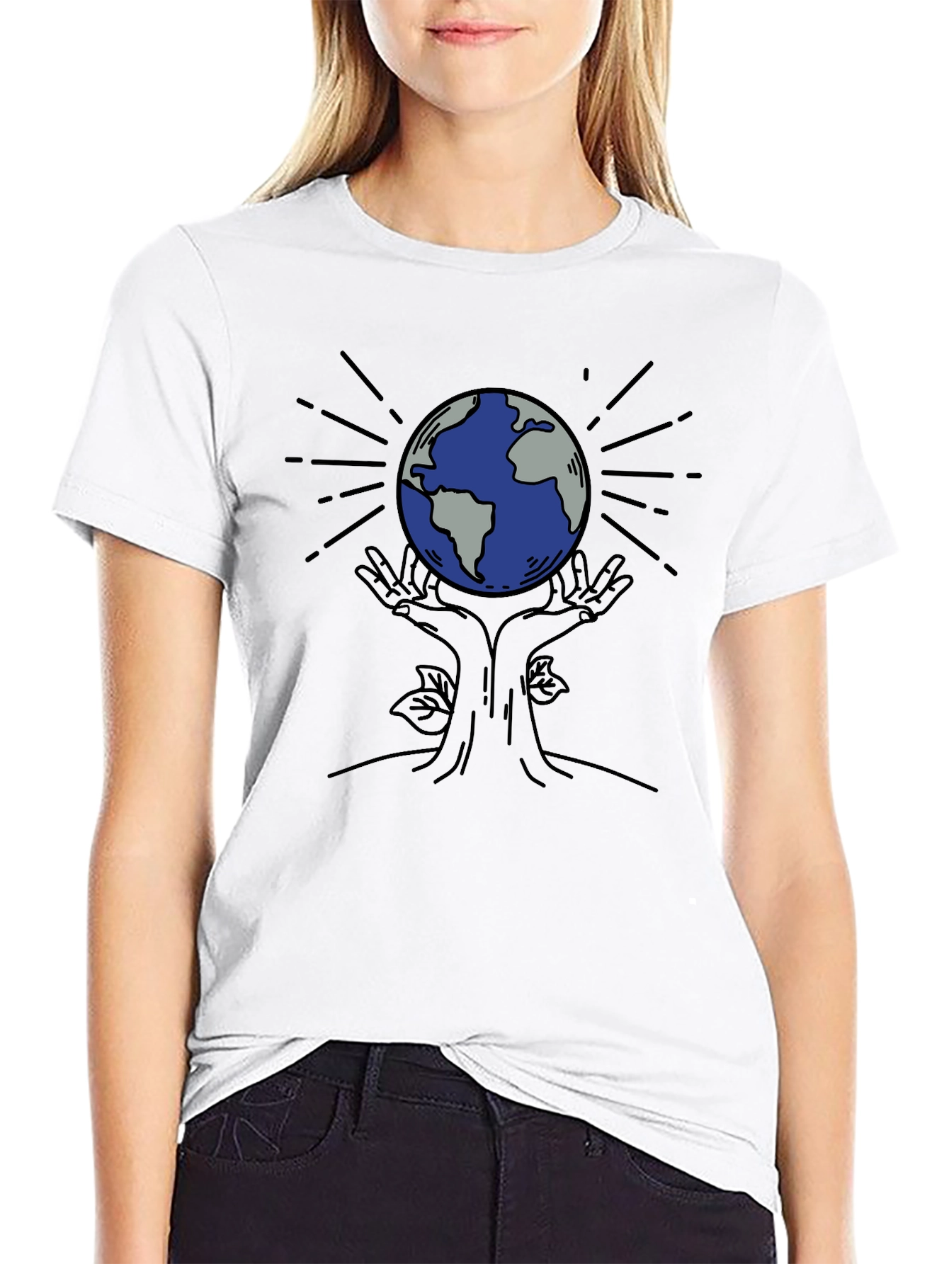 Earth Tree Graphic Tee - Nature Inspired Design