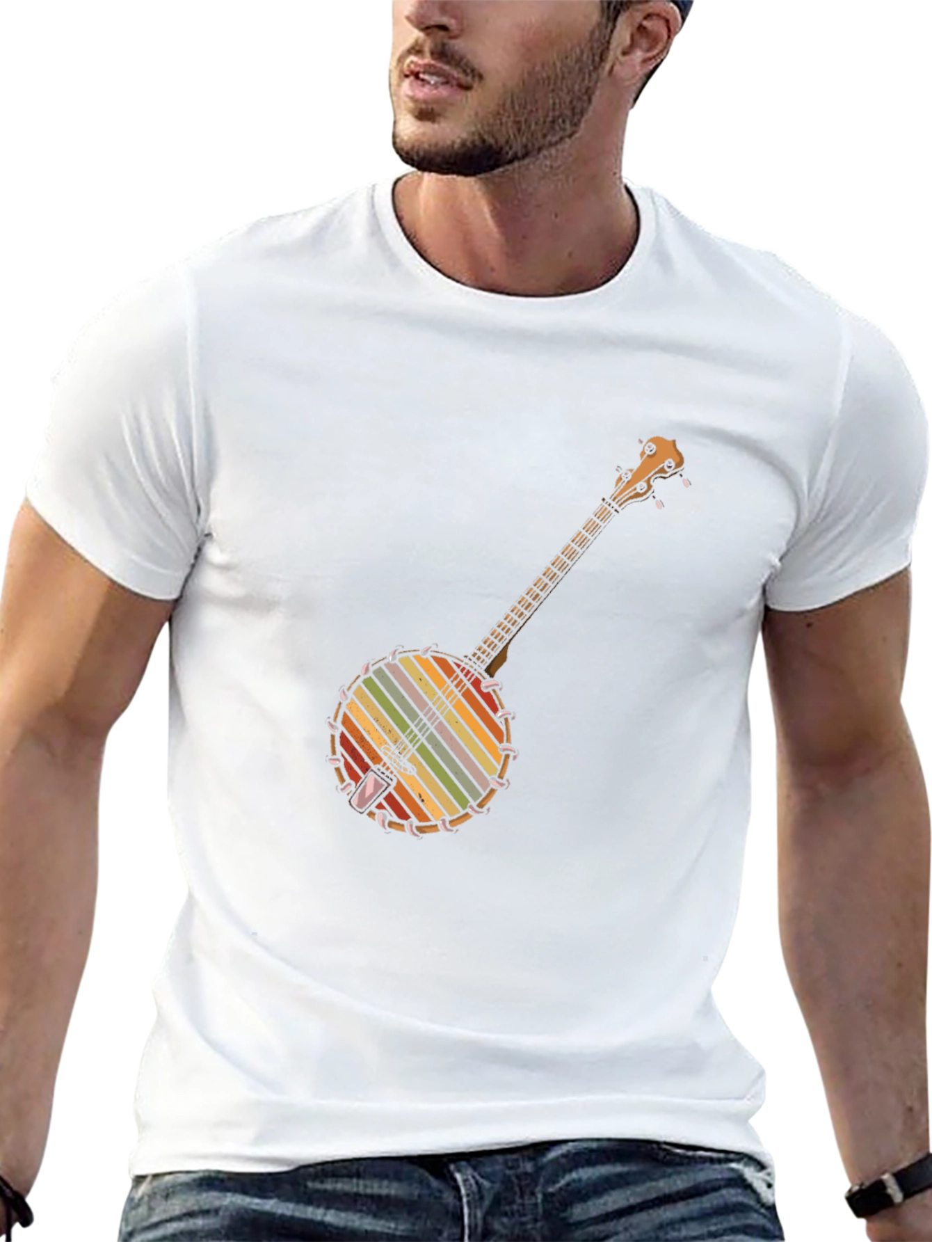 Retro Banjo Music T-Shirt