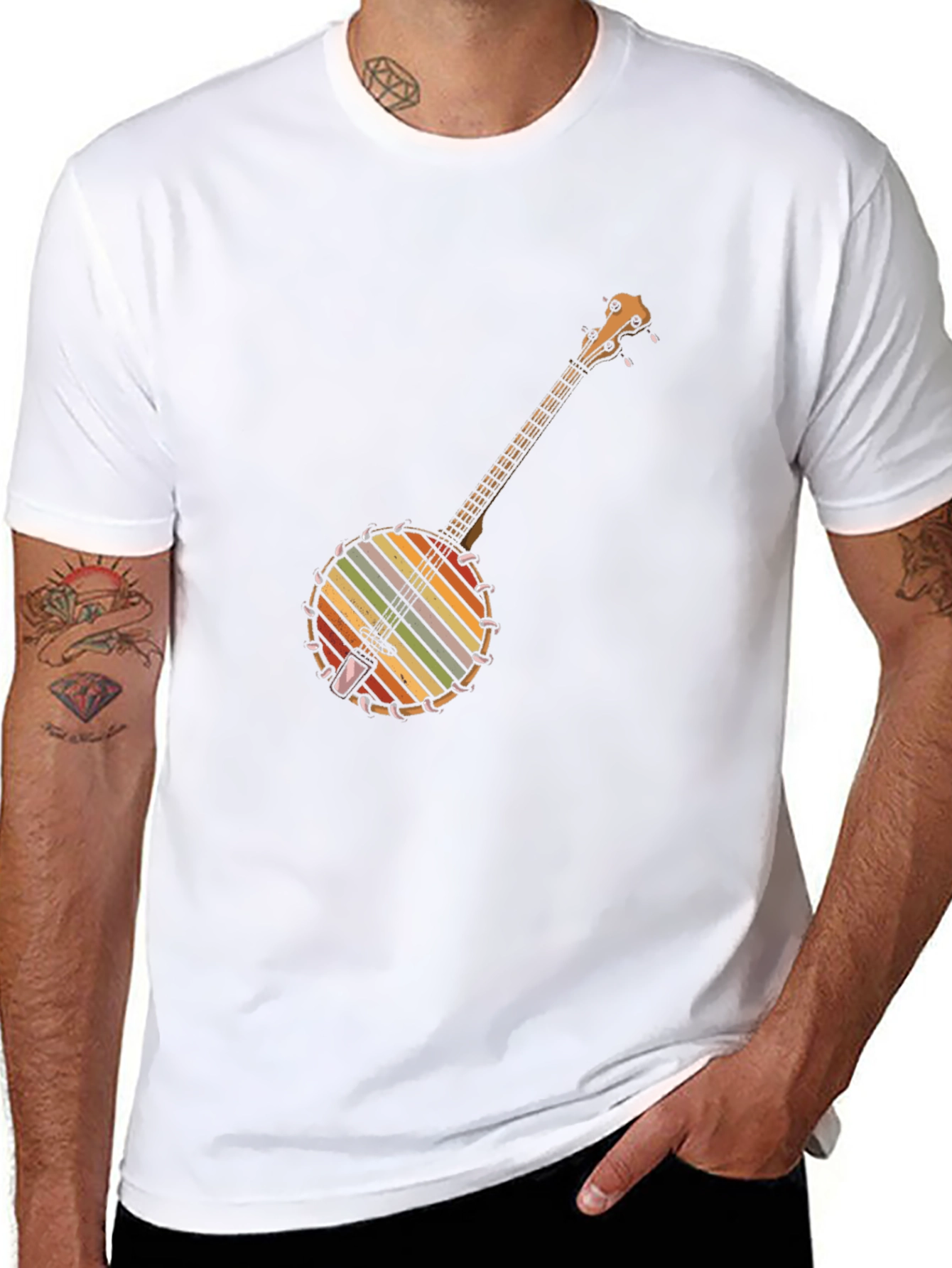 Retro Banjo Music T-Shirt