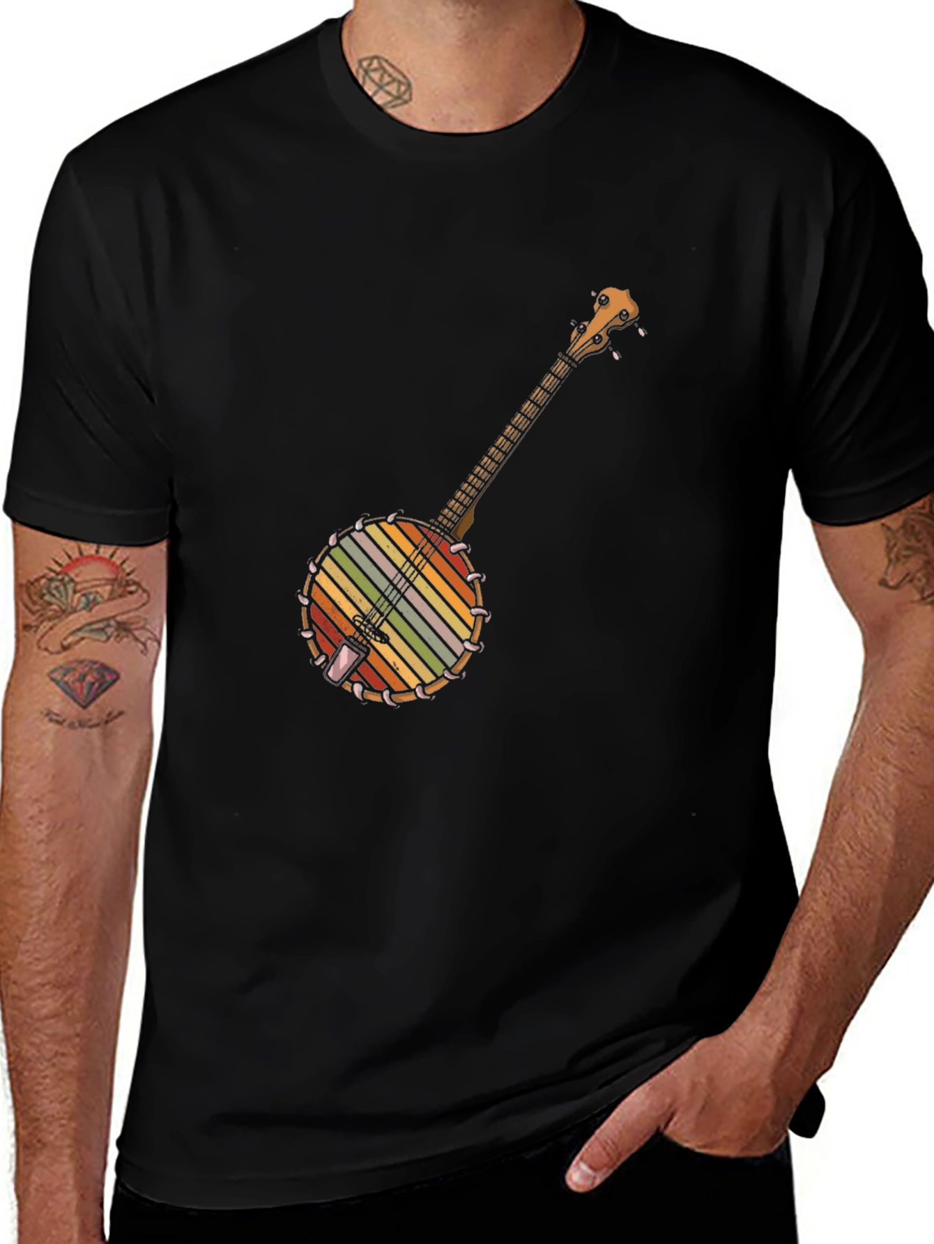 Retro Banjo Music T-Shirt