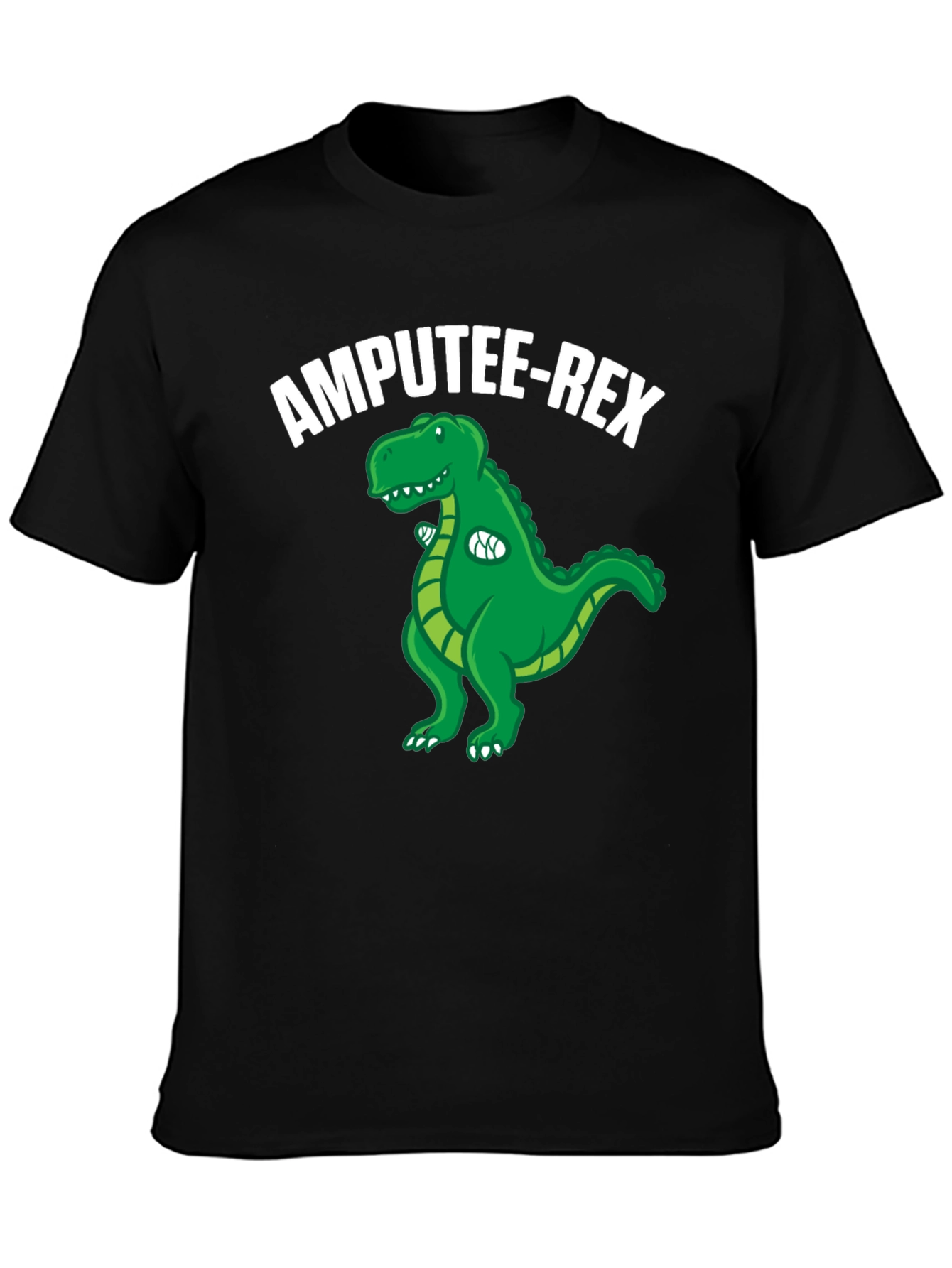 Amputee-Rex T-Shirt: Funny Dinosaur Graphic Tee