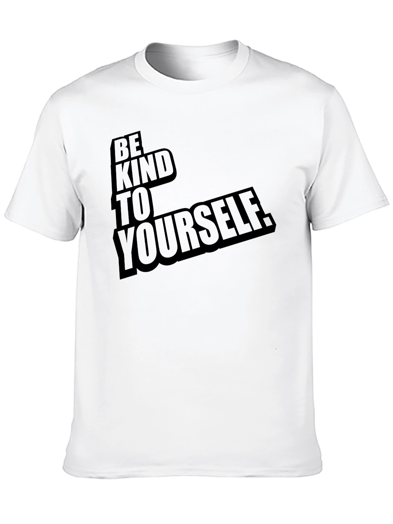 Be Kind to Yourself Graphic Tee - Black