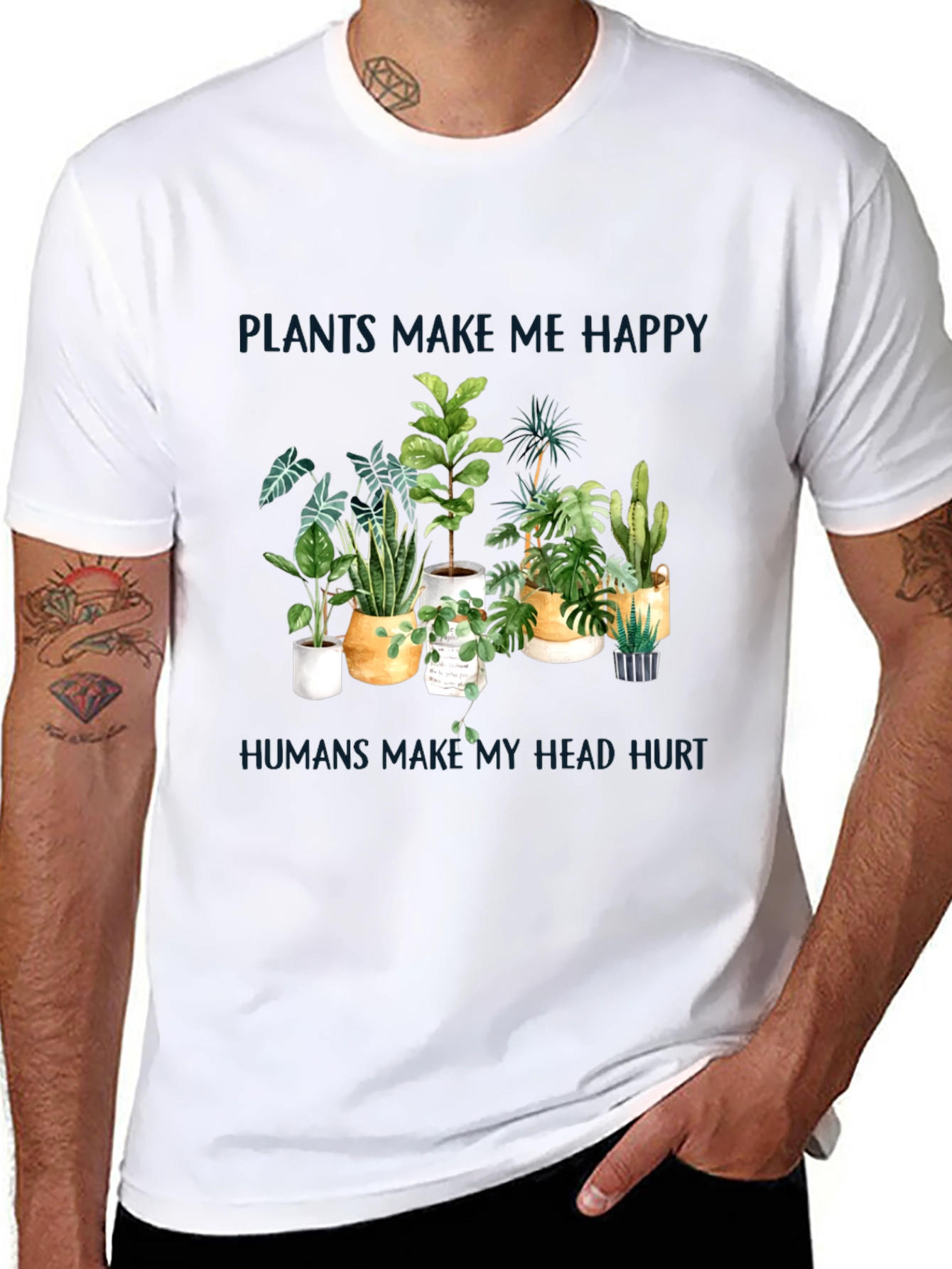 Plants Make Me Happy T-Shirt