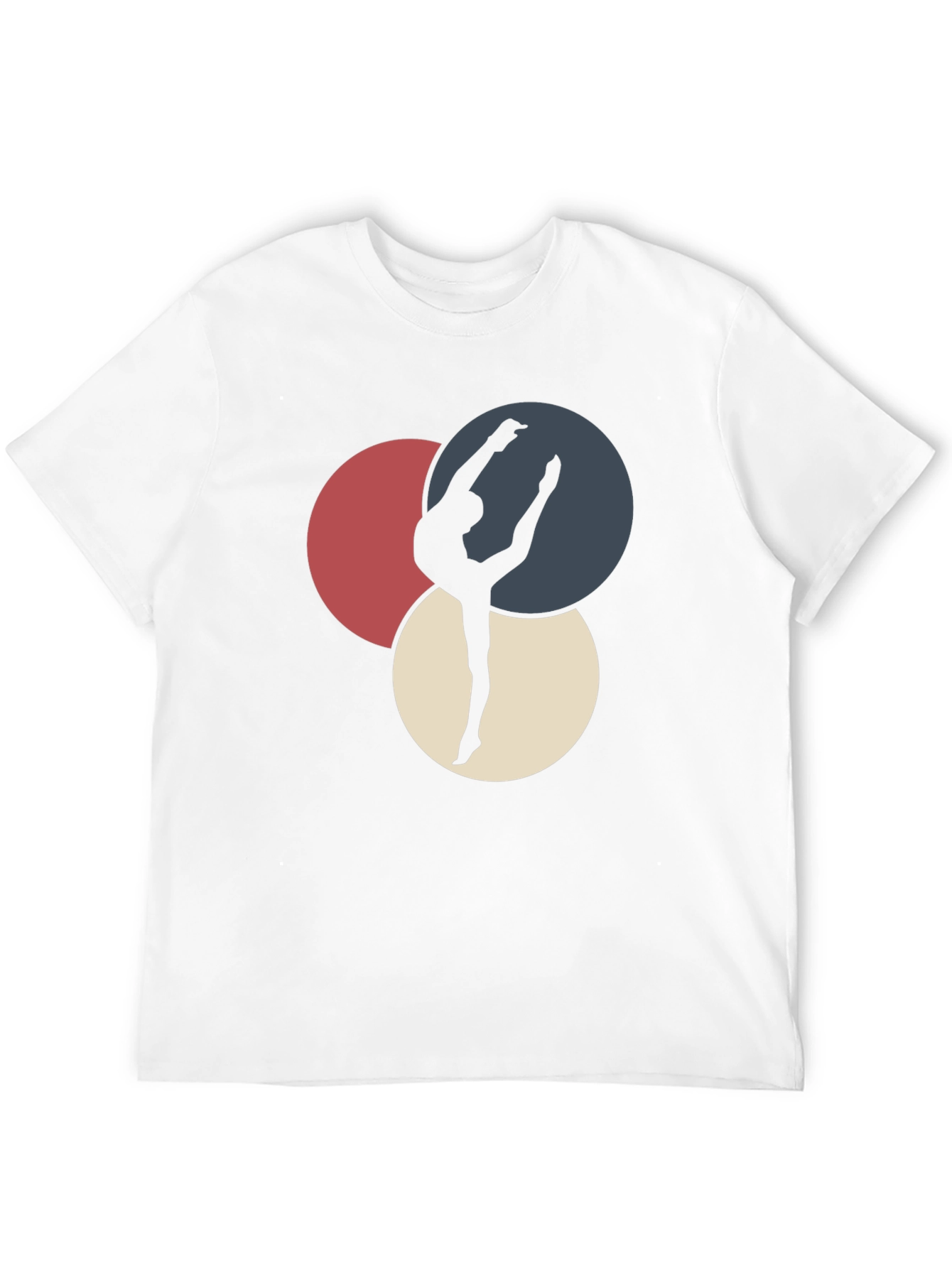 Gymnast Silhouette Graphic Tee - Stylish & Comfortable