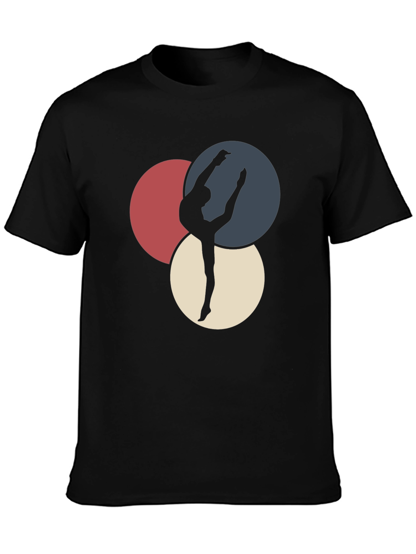 Gymnast Silhouette Graphic Tee - Stylish & Comfortable