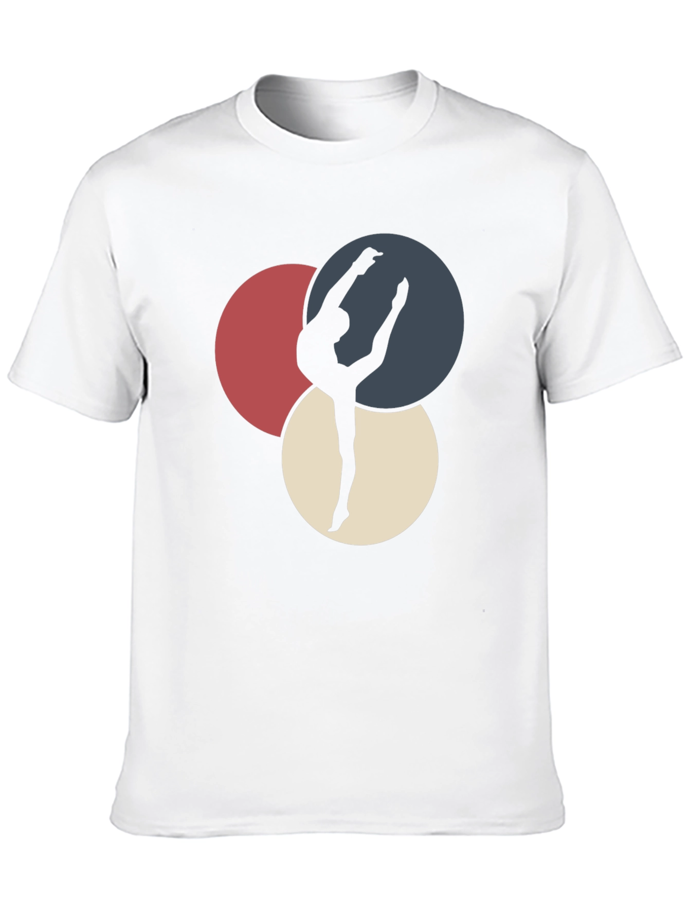 Gymnast Silhouette Graphic Tee - Stylish & Comfortable
