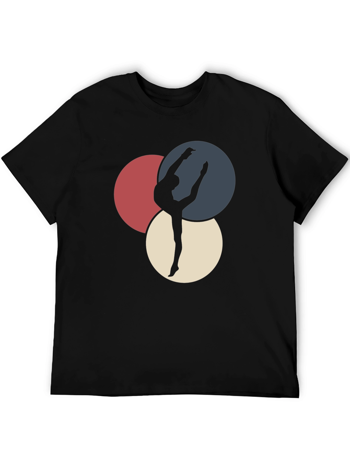 Gymnast Silhouette Graphic Tee - Stylish & Comfortable