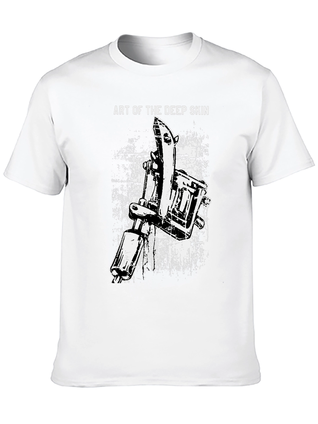 Art of the Deep Skin Tattoo Machine Black T-Shirt