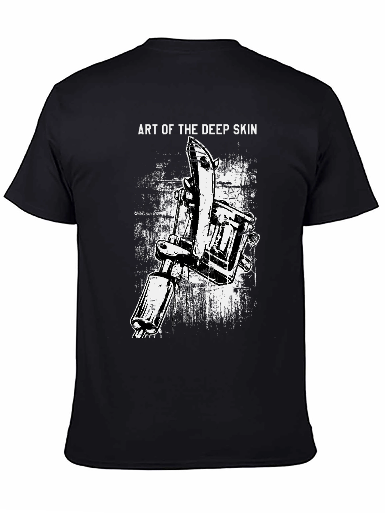 Art of the Deep Skin Tattoo Machine Black T-Shirt