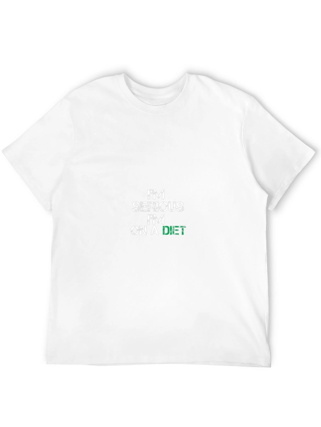 Im Serious Im on a Diet Black T-Shirt