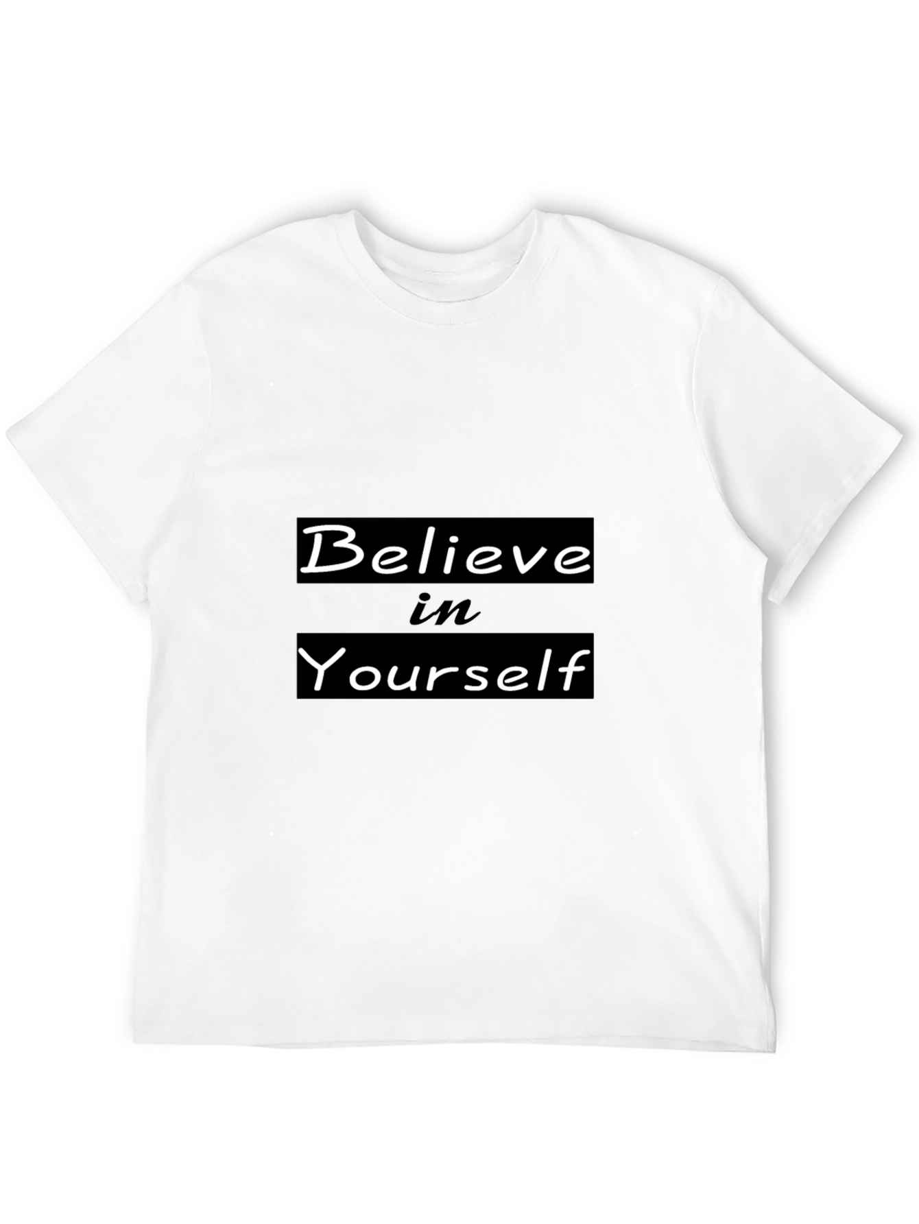 Believe in Yourself Black Tee