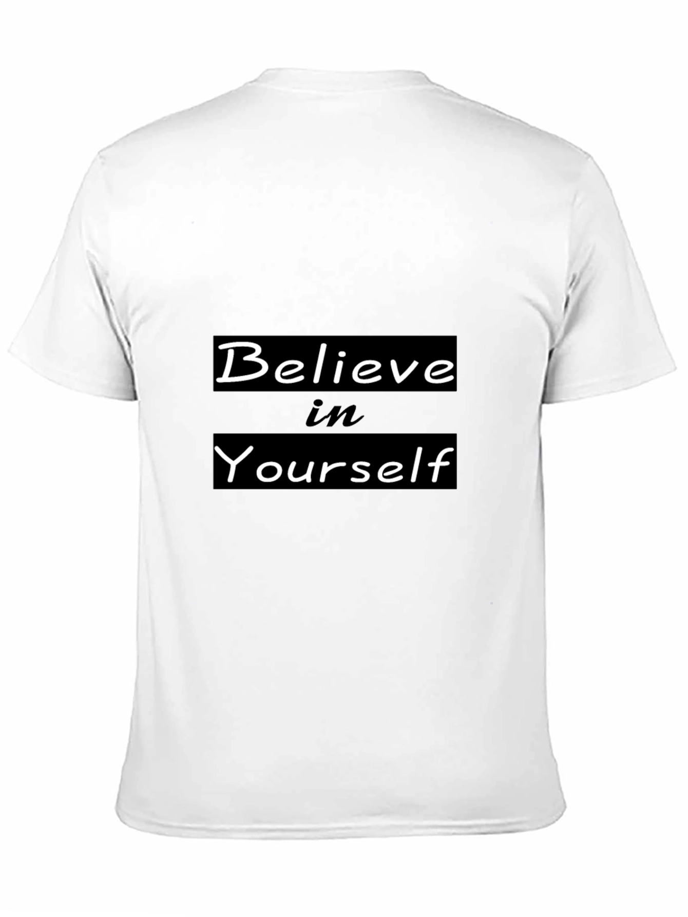 Believe in Yourself Black Tee