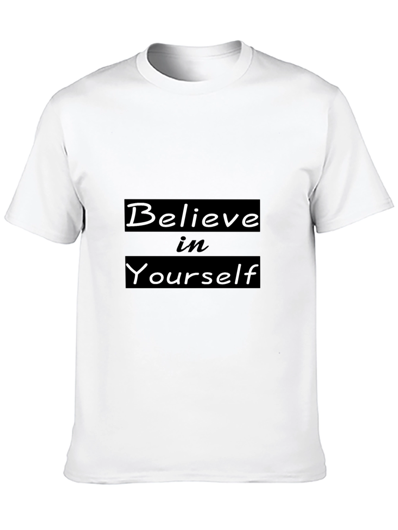 Believe in Yourself Black Tee