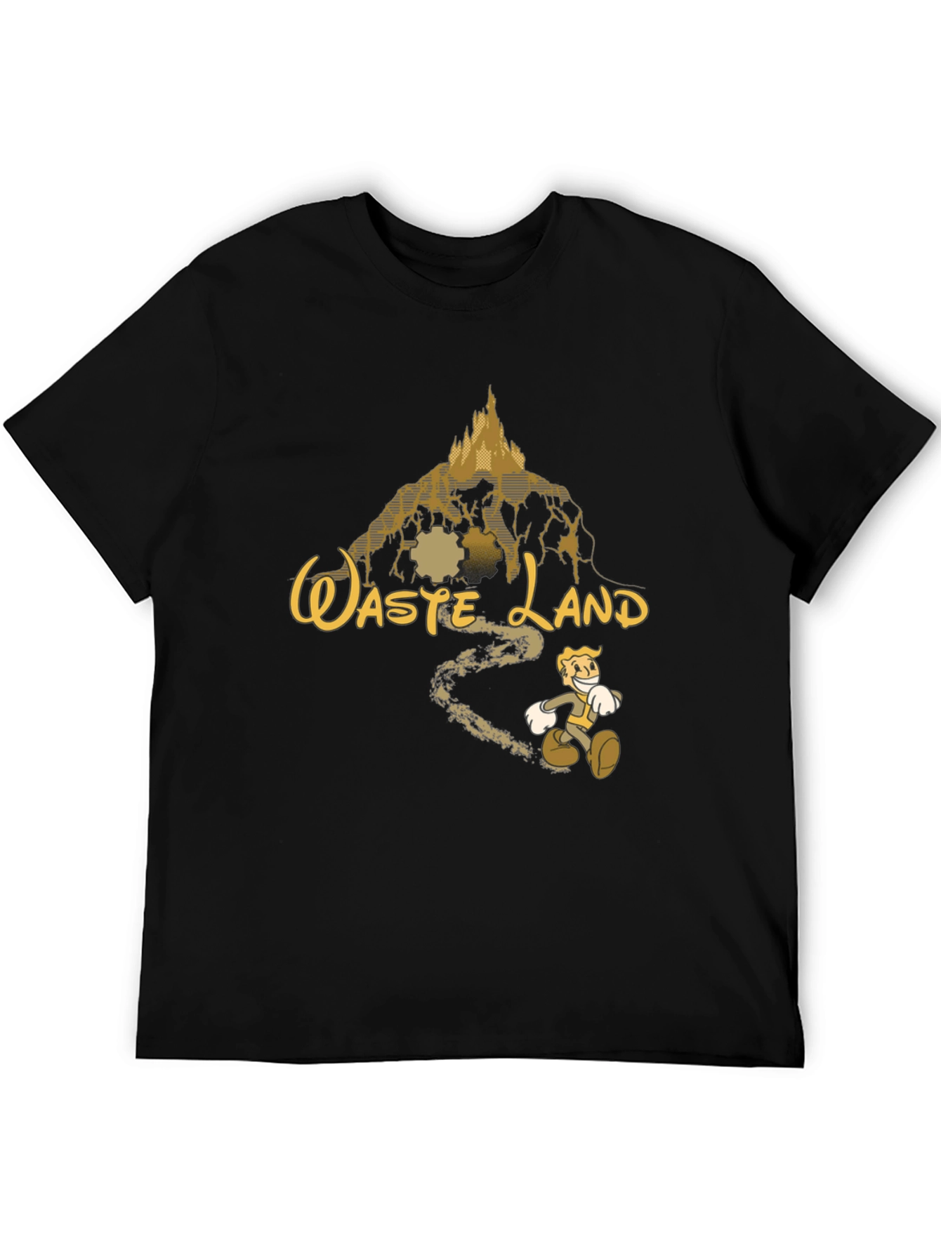 Wasteland Vault Boy Black Graphic Tee