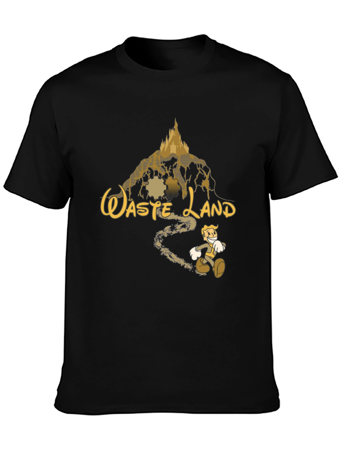 Wasteland Vault Boy Black Graphic Tee