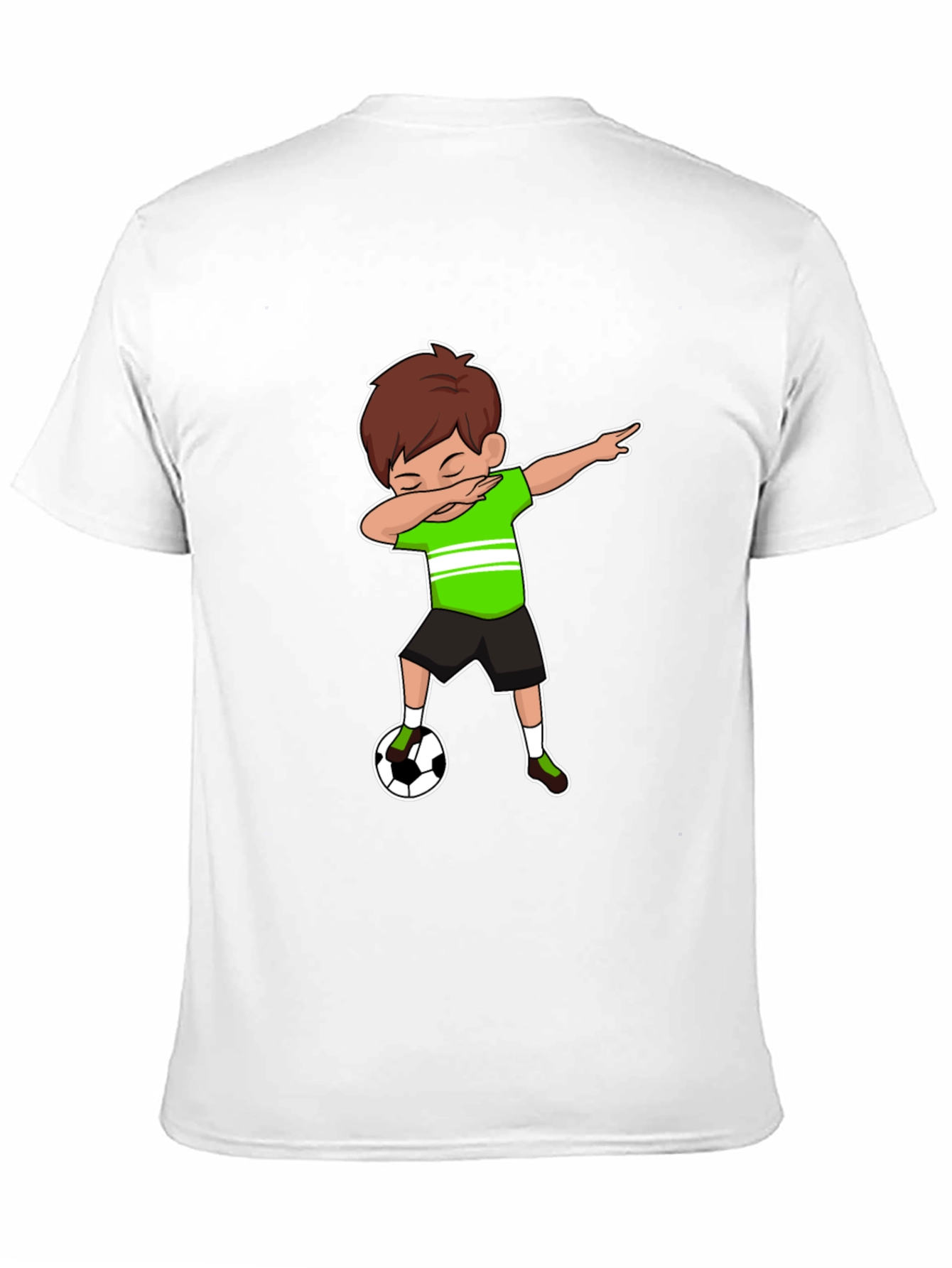 Dabbing Soccer Boy Graphic Tee - Stylish & Fun!