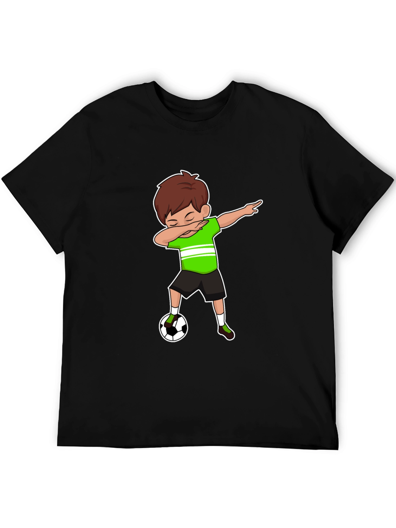 Dabbing Soccer Boy Graphic Tee - Stylish & Fun!