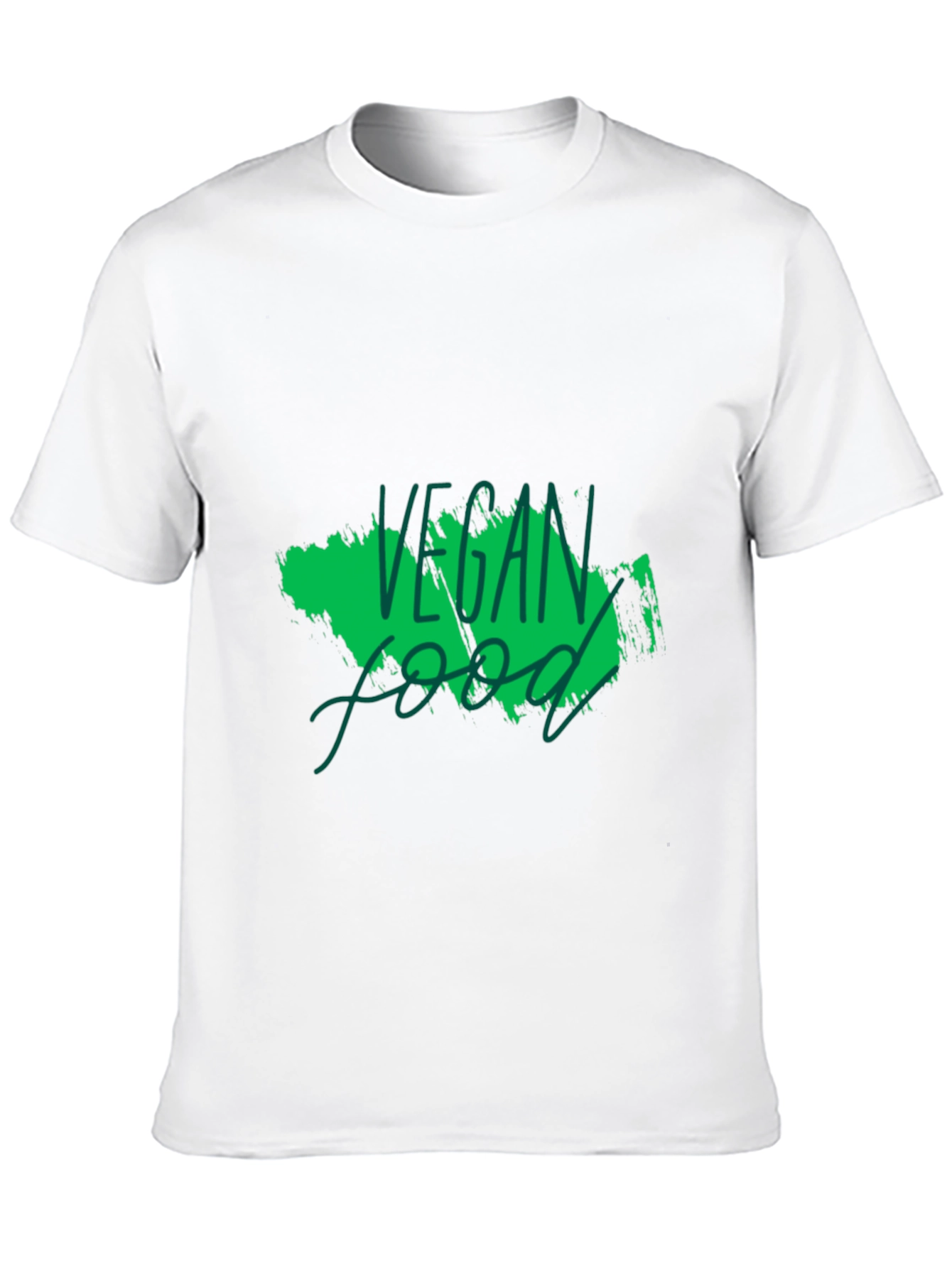 Vegan Food Graphic Black T-Shirt