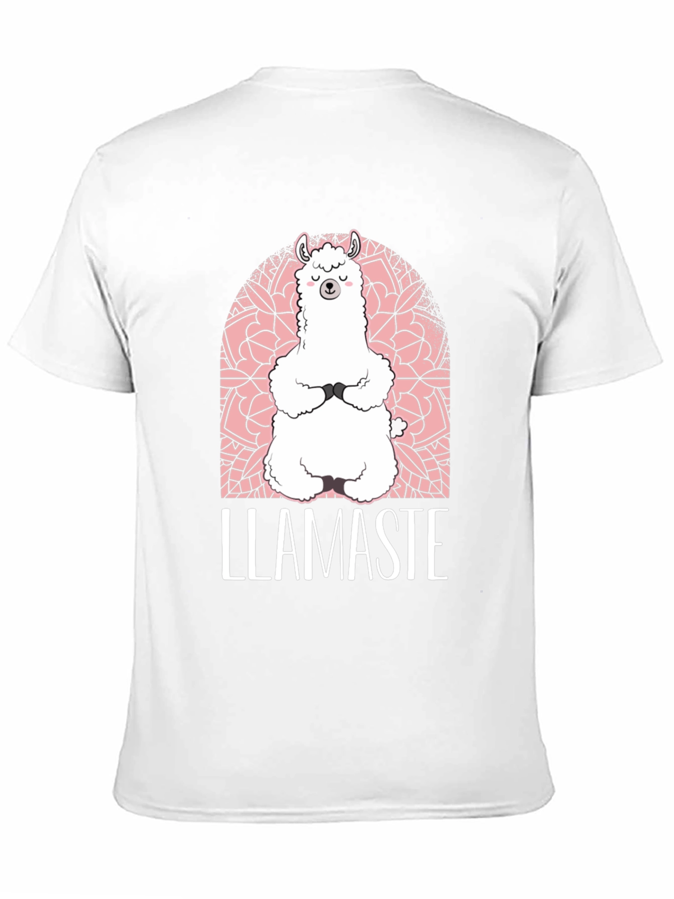 Llamaste Yoga T-Shirt - Meditating Llama